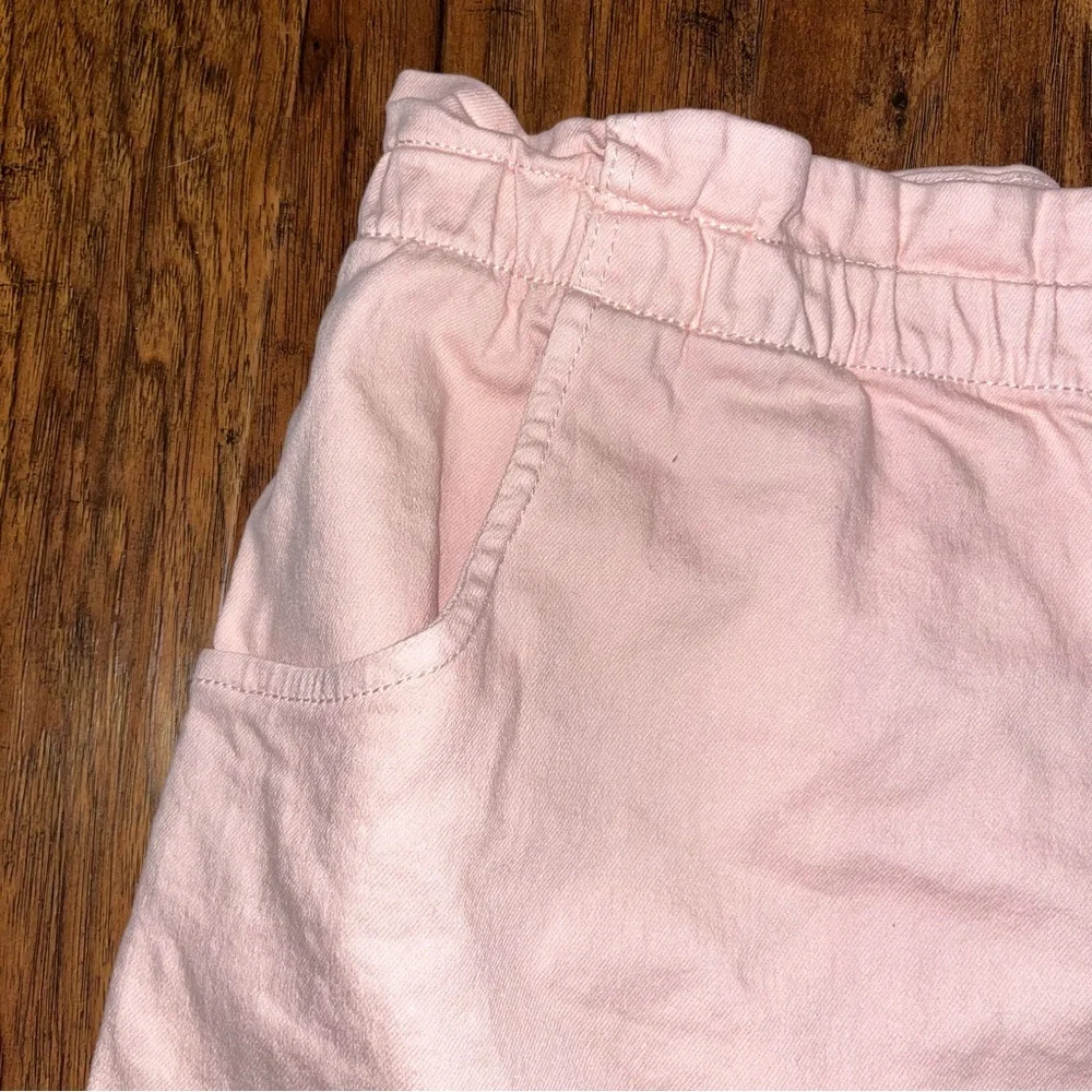 Chic Pink Paperbag Top Pencil Skirt